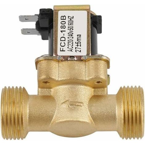 Elektrisches Magnetventil G3/4. 2-Wege-Wassereinlass. N/C AC. normalerweise geschlossen. 220/240 V FCD-180B (1/4)