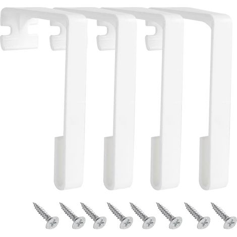 Attaches de rideaux pour camping-car - 4 supports de rideaux de qualité supérieure avec vis - Accessoires pour VR pour une installation facile et une compatibilité optimale (1/5)