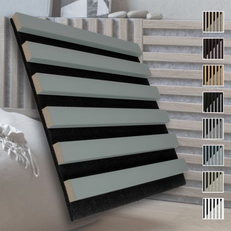 MARBET DESIGN Akustikpaneele Akustikquadrate 30x30cm und 40x40cm Wandverkleidung: 30x30 cm, Schwarz - Hellblau (1/3)