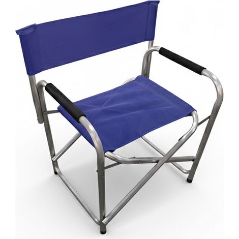 SEDIA REGISTA 'ALICANTE' telo colore blu- 2 pezzi - LIF (1/2)