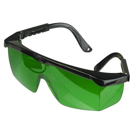 Gafas para láser color verde