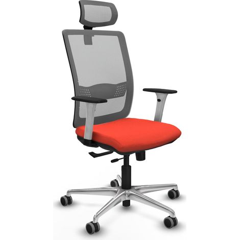 Piqueras y Crespo Silla de Oficina naranja oscuro confortable