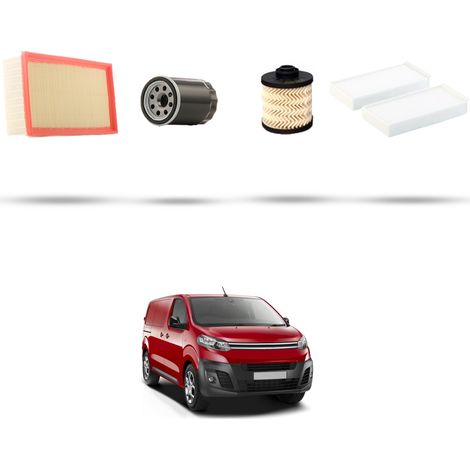 Kit tagliando 4 filtri compatibile con Citroen Jumpy III 2.0 BlueHDi 130kw dal 2016 (1/5)