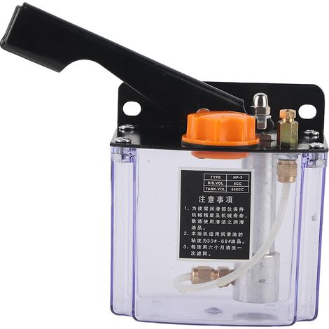 Pompe de lubrification manuelle HP-5L 650cc pour machines-outils CNC (1/4)