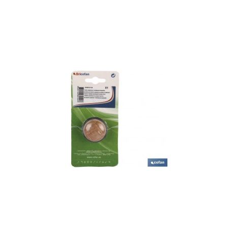 Pack mit 12 Walnussgedrehten Klebe-Puffern 10.6cm