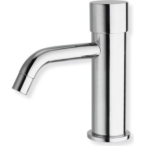 Robinet temporisé eau froide lave-mains luxe QUIK Chromé - Cristina Ondyna QY23051 (1/2)