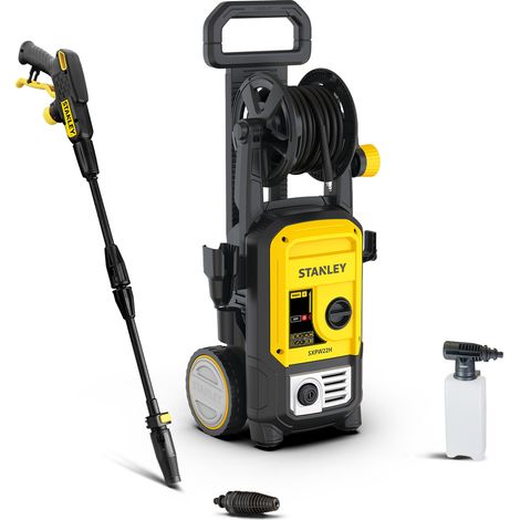 Stanley Idropulitrice SXPW22H ad Alta Pressione, per Auto ed Esterni Casa, Pressione max. 160 bar, Portata max. 480 l/h, Potenza Assorbita 2200 W