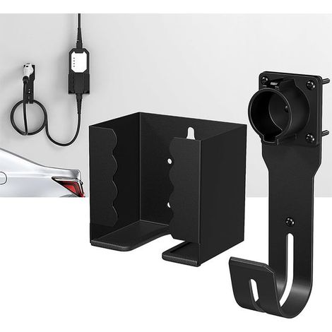 Kit de fixation murale pour chargeur de véhicule électrique, boîte de rangement pour câble de véhicule électrique (1/5)