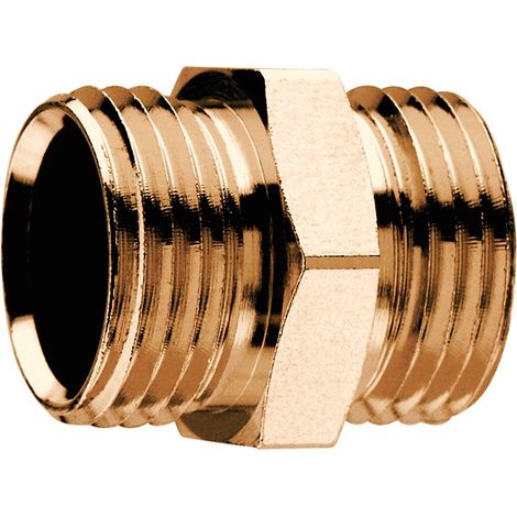 Raccordo diritto a compressione per tubo rame MM 1/2" (1/3)