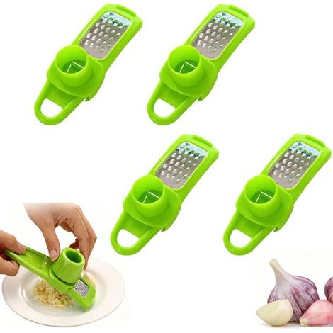 piezas, Mortero de ajo, Picador de ajo, Prensa de ajo, Mortero de ajo manual, Mini rallador, Verde, ajo, nuez moscada, verduras y frutos secos (1/5)