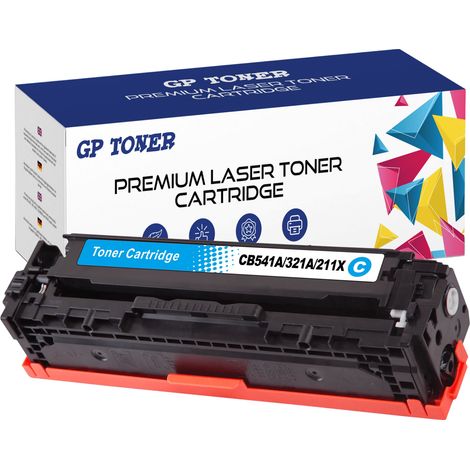 Tóner para HP CB541A/CE321A/CF211X Cian GP (1/5)