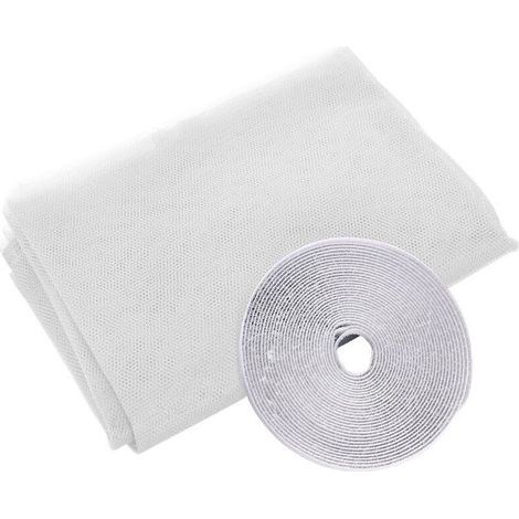 Moustiquaire Pour Fenêtre - Filet En Nylon 200 Cm X 15 Mm - Pour Fenêtres Bois Acier Aluminium - 1 Pièce (1/5)