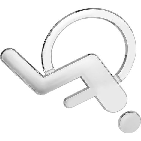 Panneau pour Léger en Abs Toilettes Handicapées et Facile à Installer Signalétique Argentée Personnes en Fauteuil Roulant pour Toilettes Accessibles (1/5)