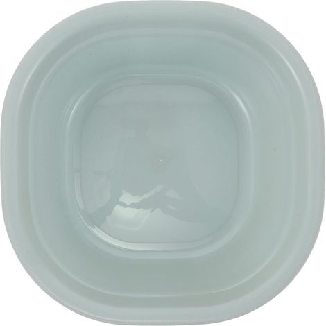 Lavabo Carré en Plastique 6l, Bassine Petite Bleu pour Linge et Lavage des Pieds, Bassine Design Simple et Compact pour Cuisine et Usage Ménager (1/5)