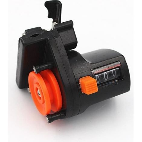Compteur de profondeur - Pêche - 0-999M - 6cm - Noir - Outil de pêche en mer