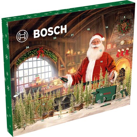 Calendario de Adviento multicolor Bosch bricolaje 2025