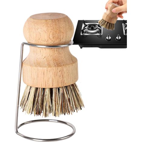 Brosse à récurer pour la cuisine  Brosse à récurer pour la vaisselle, les casseroles, la douche, les joints de carrelage et le lavage des joints.