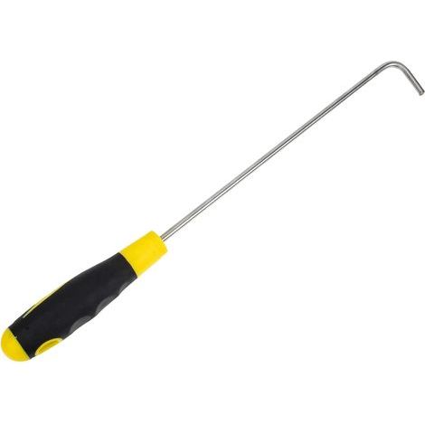 Türhaken mit Gummigriff, vielseitiges Hebewerkzeug für Schiebetüren, Kanaldeckel und Gitterroste, 40 cm (1/5)