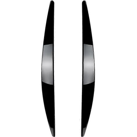 Frontscheinwerferabdeckung, Scheinwerferblende, Scheinwerfer-Augenbrauenblende, ABS für Skoda Octavia MK3 2015-2017, Glanzschwarz, JXLGV (1/5)