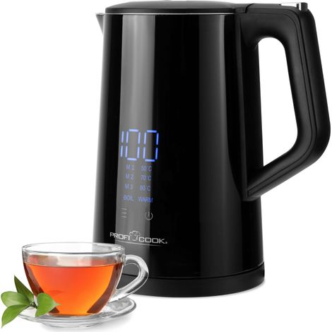ProfiCook PC-WKS 1243 Hervidor eléctrico negro 1,7L