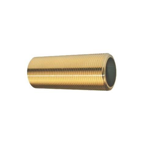 TUBE LAITON FILETE LONG.10CM MALE 20 27 5444-20