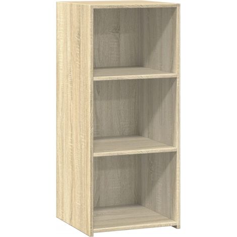 Aparador buffet cómoda mueble almacenaje organizador cocina salón salón Sonoma 40 x 41 x 93 cm madera contrachapada marrón 020031567
