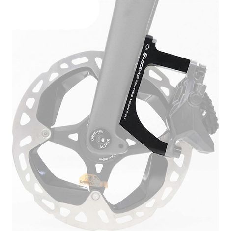 Adaptateur d'étrier à montage plat vers montage sur poteau Rotor Road 160 Avant-- (1/5)
