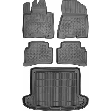 Hyundai Tucson III SUV de 2015 (JUEGO) - Alfombrillas para coche + alfombrilla para maletero