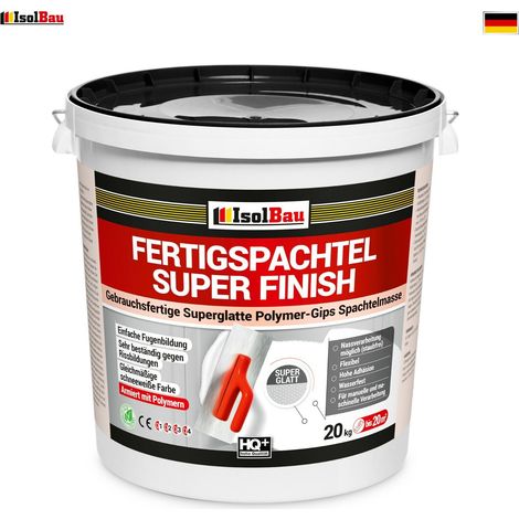 IsolBau Premium Fertigspachtel Super Finish 20 kg (1/2)
