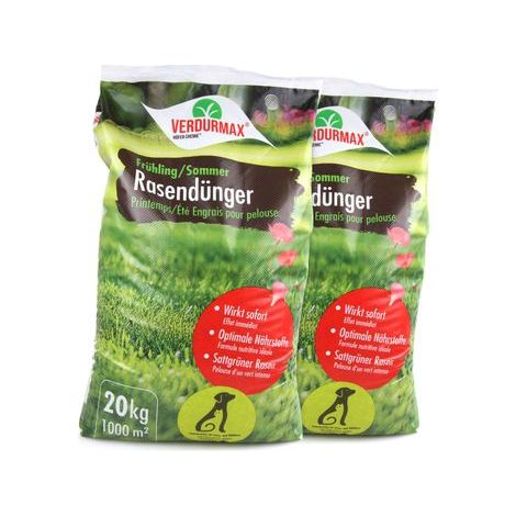 2 x 20 kg VERDURMAX® Rasendünger Frühling / Sommer (1/5)