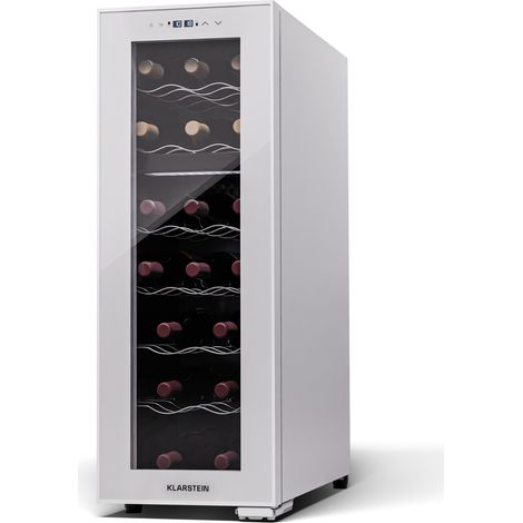 Klarstein Shiraz 18 Duo refrigerador de vino 2 zonas 53 L/18 botellas 5-18 °C Touch