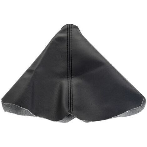 Housse de Levier de Vitesse En Cuir PU Noir pour Voiture, Housse Anti-Poussière pour Pommeau de Levier de Vitesse, Housse de Frein à Main Antistatique et Antidérapante pour Voiture(Noir)