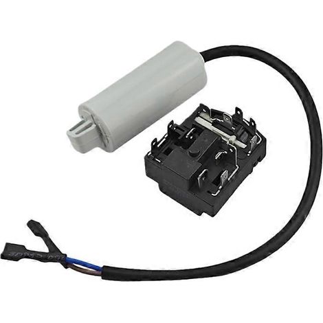 Relais de protection contre les surcharges du démarreur de compresseur de réfrigérateur QPE2-C15MD3 pour Haier/Aoma/Xinfly (Démarreur sans perte de puissance QPE2-C15MD3 [11 broches] + condensateur 5  (1/5)