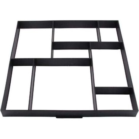 60 x 50 cm Plastic Paving Mold, Medium Size Pavers, Concrete Molds, Stones, Stepping Stones, Garden, Driveway, Paving, Path Mold, Sidewalk Maker (1/4)