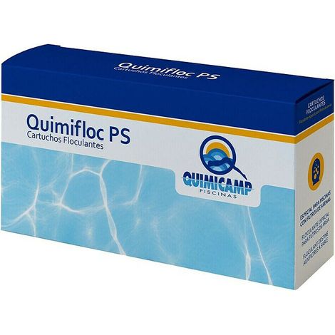 Floculante para piscina Quimicamp cartuchos 500 gr 4 piezas