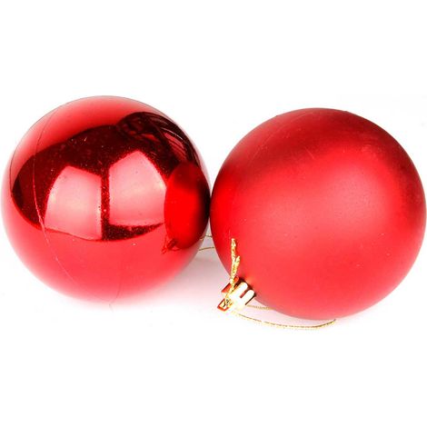 12er Weihnachtskugeln Ø6cm-MYW52261-Rot-var