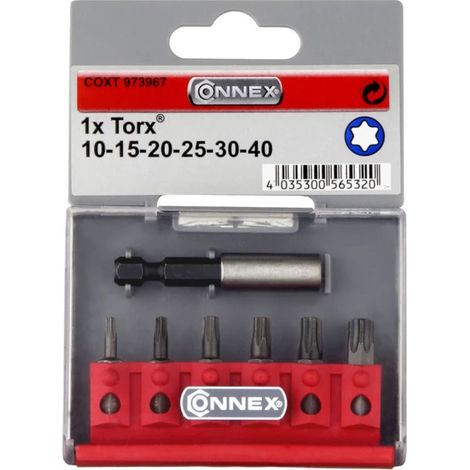 CONNEX MASIDEF - SET INSERTI TX 6 PZ. +SUPPORTO MAGNETICO