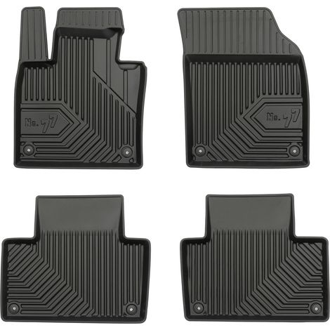 Tapis de Sol de Voiture pour Volvo XC90 II 2014-2025 TPE Antidérapant Noir 4Pcs (1/5)