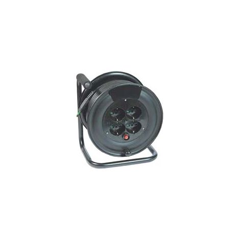 AVVOLGICAVO CIVILE ELETTRICO ONDA 4 PRESE LINEA GARANTI  ø mm.260  cavo mt.25 H05VVF sezione  3G1,5    FANTON