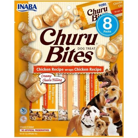 Snack per Cani Inaba Churu Bites Pollo 8 x 12 g