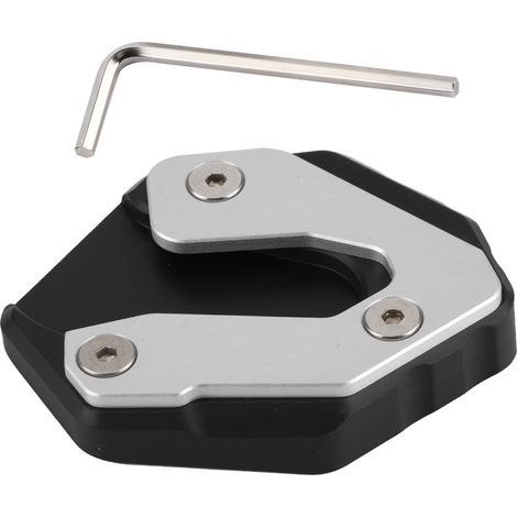 KIMISS Coussin d'extension de Béquille CNC Agrandir la Plaque d'extension de Béquille Latérale Coussin Antidérapant adapté à la Plaque de Support Latérale MT09 900gt (1/5)