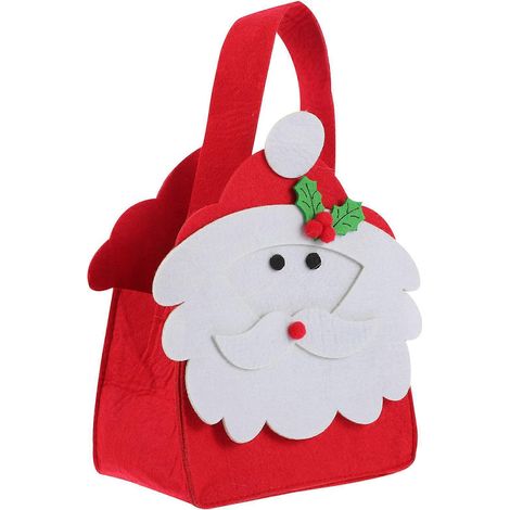 sac cadeau de Noël en feutrine à faire soi-même, pochette de rangement sur le thème de Noël-30X19X9CM
