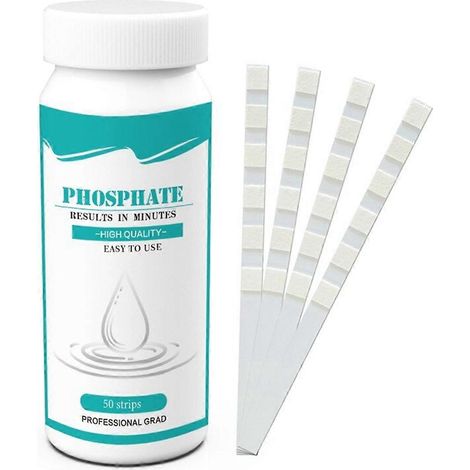 Multiparameter-Teststreifen für Wasser, insbesondere zur Messung des Phosphatgehalts in Aquarien. (1/5)