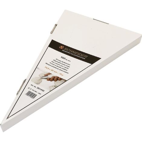Poches à douilles jetables blanches 545mm (lot de 100) - SCHNEIDER (1/4)