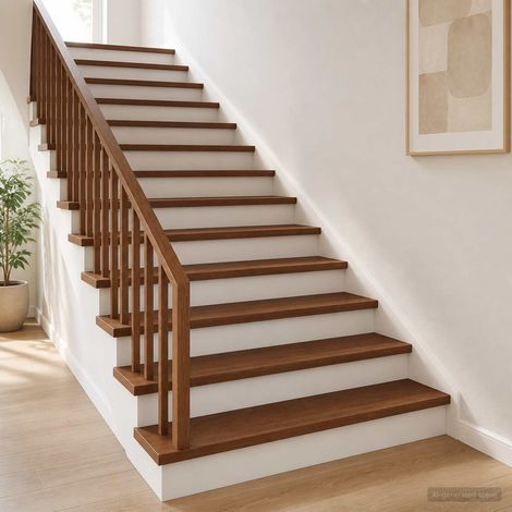 vidaXL Nez de marche 12 pièces 120 x 25 x 2 cm Marron foncé (1/5)