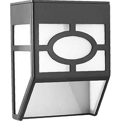 Lampe Solaire Murale - Détecteur De Mouvement 2 Modes - Étanche Ip65 - Jardin Patio Extérieur - 1 Pièce (1/5)