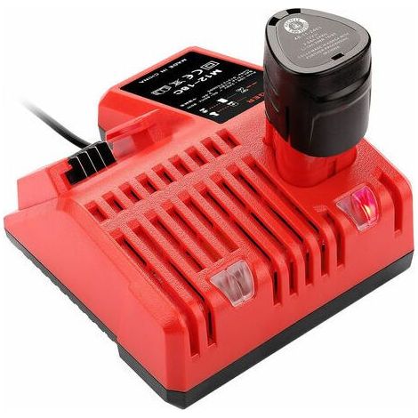 M12-18C Li-Ion-Akkuladegerät für Milwaukee 12V 14,4V 18V C1418C 48-11-1815 / 1828/1840 M18 M14 M12 Lithium-Akkus (1/4)