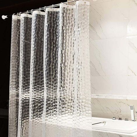 Jiajia AI, Rideau de Douche Anti moisissure 180 x 200 pour jardin, terrasse et extérieur (1/4)