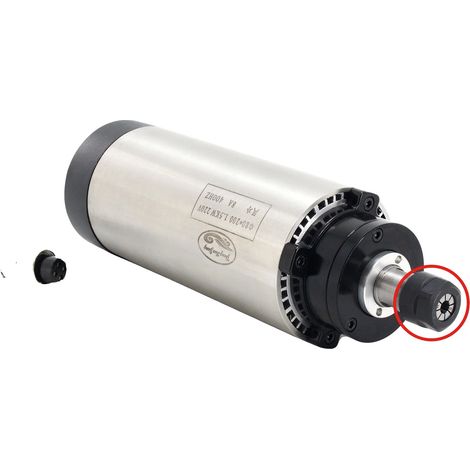 Motore mandrino, potenza di uscita 3 kW, compatibilità con pinza ER20, solo mandrino (1/2)