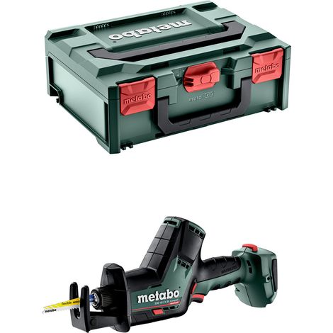 Metabo – Scie sabre sans fil 18V – Moteur Brushless – Pour bois dur et métal – 602266840